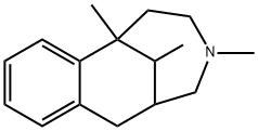 1,6-Methano-1H-4-benzazonine,2,3,4,5,6,7-hexahydro-1,4,12-trimethyl-(9CI) Structure