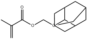 2-Propenoic acid, 2-methyl-, (tricyclo[3.3.1.13,7]dec-2-yloxy)methyl ester Structure