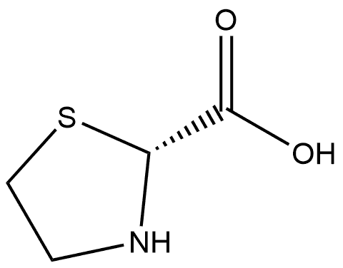 (R)-thiazolidine-2-carboxylic acid Structure