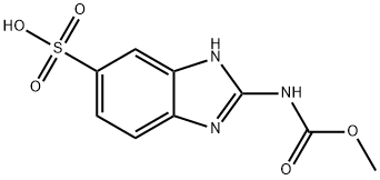 1H-Benzimidazole-6-sulfonic acid, 2-[(methoxycarbonyl)amino]- Structure