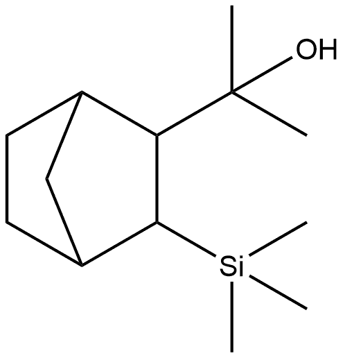 Bicyclo[2.2.1]heptane-2-methanol, α,α-dimethyl-3-(trimethylsilyl)-, (2-endo,3-exo)- (9CI) Structure