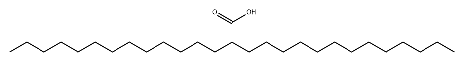 Pentadecanoic acid, 2-tridecyl- Structure