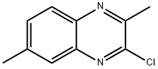 3-Chloro-2,6-dimethylquinoxaline 구조식 이미지