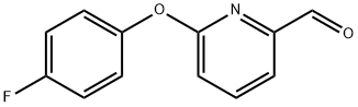 6-(4-Fluorophenoxy)picolinaldehyde Structure