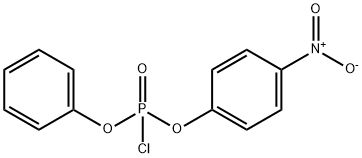 Phosphorochloridic acid, 4-nitrophenyl phenyl ester 구조식 이미지