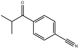 Benzonitrile, 4-(2-methyl-1-oxopropyl)- Structure