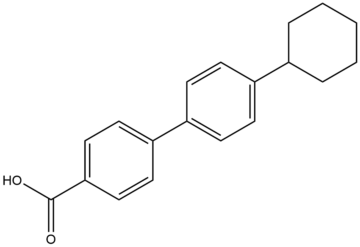 4'-Cyclohexyl[1,1'-biphenyl]-4-carboxylic acid Structure