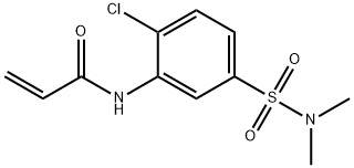 N-[2-Chloro-5-[(dimethylamino)sulfonyl]phenyl]-2-propenamide Structure