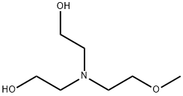 Ethanol, 2,2'-[(2-methoxyethyl)imino]bis- 구조식 이미지