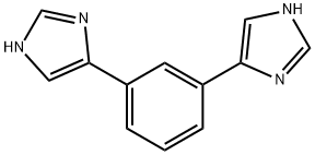 1H-Imidazole, 4,4'-(1,3-phenylene)bis- (9CI) Structure