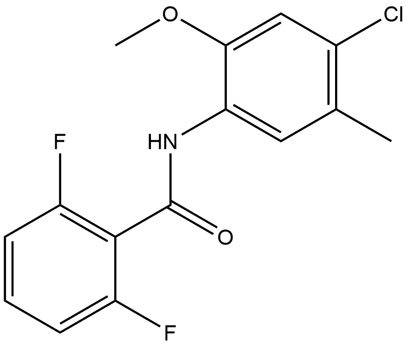 N-(4-Chloro-2-methoxy-5-methylphenyl)-2,6-difluorobenzamide Structure