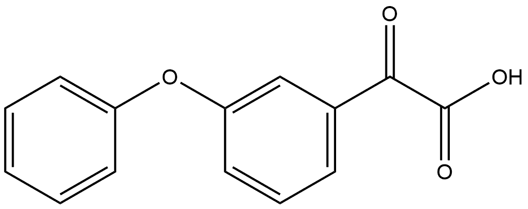 2-oxo-2-(3-phenoxyphenyl)acetic acid Structure