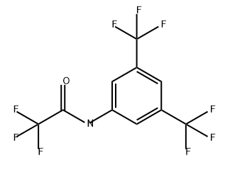 Acetamide, N-[3,5-bis(trifluoromethyl)phenyl]-2,2,2-trifluoro- Structure