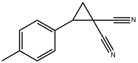 1,1-Cyclopropanedicarbonitrile, 2-(4-methylphenyl)- Structure