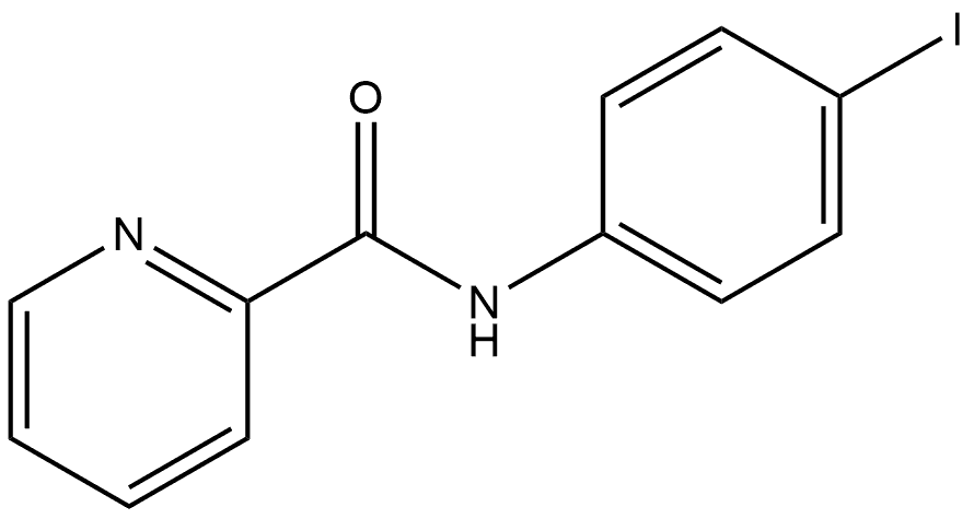 N-(4-Iodophenyl)-2-pyridinecarboxamide Structure