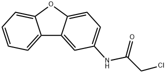 Acetamide, 2-chloro-N-2-dibenzofuranyl- Structure