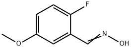 Benzaldehyde, 2-fluoro-5-methoxy-, oxime 구조식 이미지