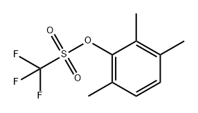 Methanesulfonic acid, 1,1,1-trifluoro-, 2,3,6-trimethylphenyl ester Structure