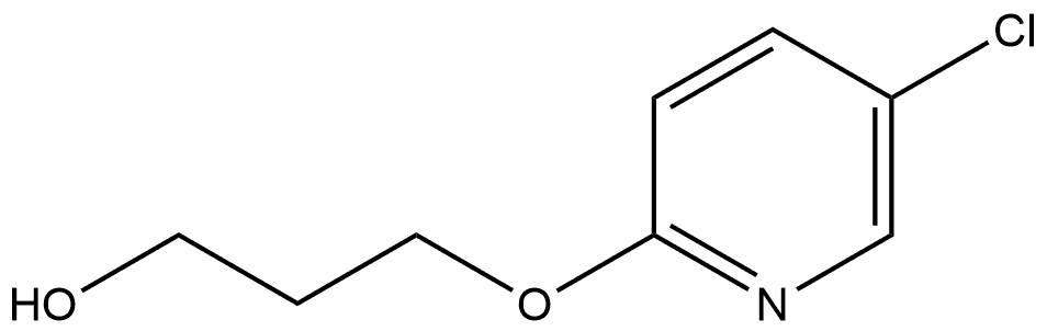 3-[(5-Chloro-2-pyridinyl)oxy]-1-propanol Structure