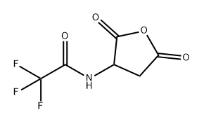 Acetamide, 2,2,2-trifluoro-N-(tetrahydro-2,5-dioxo-3-furanyl)- Structure