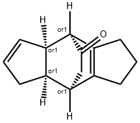 4,8-Ethano-s-indacen-9-one,1,2,3,4,4a,5,7a,8-octahydro-,(4R,4aS,7aR,8S)-rel-(9CI) Structure