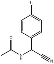 Acetamide, N-[cyano(4-fluorophenyl)methyl]- Structure