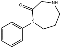 2H-1,4-Diazepin-2-one, hexahydro-1-phenyl- 구조식 이미지