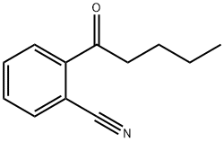 Benzonitrile, 2-(1-oxopentyl)- 구조식 이미지