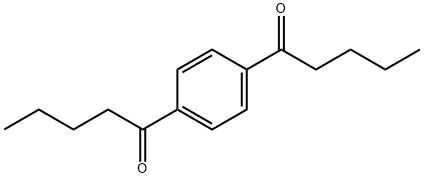 1-Pentanone, 1,1'-(1,4-phenylene)bis- Structure