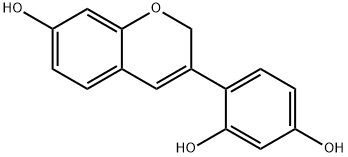 1,3-Benzenediol, 4-(7-hydroxy-2H-1-benzopyran-3-yl)- Structure