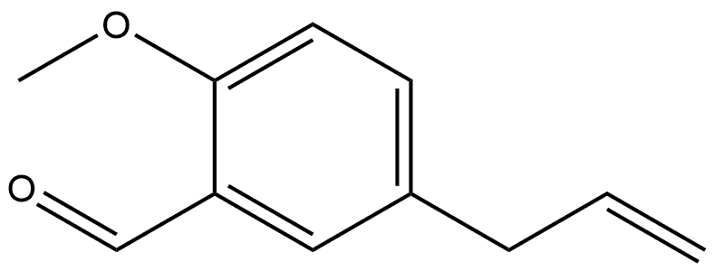 2-Methoxy-5-(2-propen-1-yl)benzaldehyde Structure