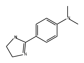 Benzenamine, 4-(4,5-dihydro-1H-imidazol-2-yl)-N,N-dimethyl- Structure