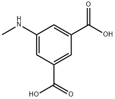 1,3-Benzenedicarboxylic acid, 5-(methylamino)- Structure