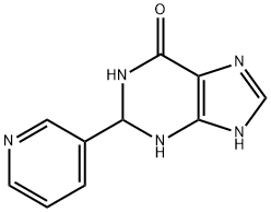 6H-Purin-6-one, 1,2,3,9-tetrahydro-2-(3-pyridinyl)- Structure