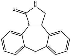 1,2,9,13b-Tetrahydro-3H-dibenz[c,f]imidazo[1,5-a]azepine-3-thione Structure