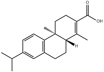 2-Phenanthrenecarboxylic acid, 3,4,4a,9,10,10a-hexahydro-1,4a-dimethyl-7-(1-methylethyl)-, (4aS,10aS)- Structure