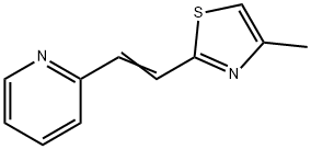 Pyridine,2-[2-(4-methyl-2-thiazolyl)vinyl]-(8CI) 구조식 이미지