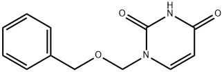 2,4(1H,3H)-Pyrimidinedione, 1-[(phenylmethoxy)methyl]- Structure