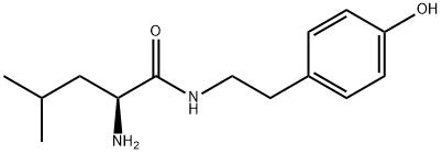 Pentanamide, 2-amino-N-[2-(4-hydroxyphenyl)ethyl]-4-methyl-, (S)- (9CI) Structure