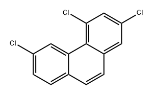 Phenanthrene, 2,4,6-trichloro- Structure