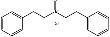 Diphenethylphosphinodithioic acid Structure