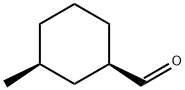 Cyclohexanecarboxaldehyde, 3-methyl-, cis- (9CI) Structure