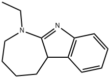아제피노[2,3-b]인돌,1-에틸-1,2,3,4,5,5a-헥사하이드로-(8Cl) 구조식 이미지