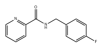 2-Pyridinecarboxamide, N-[(4-fluorophenyl)methyl]- 구조식 이미지