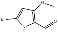 1H-Pyrrole-2-carboxaldehyde, 5-bromo-3-methoxy- Structure