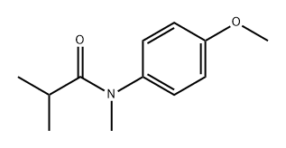 Propanamide, N-(4-methoxyphenyl)-N,2-dimethyl- 구조식 이미지