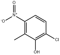 Phenol, 6-chloro-2-methyl-3-nitro- Structure