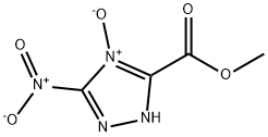 1H-1,2,4-Triazole-5-carboxylicacid,3-nitro-,methylester,4-oxide(9CI) 구조식 이미지