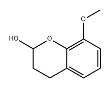 2H-1-Benzopyran-2-ol, 3,4-dihydro-8-methoxy- Structure