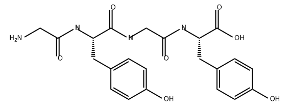 L-Tyrosine, N-[N-(N-glycyl-L-tyrosyl)glycyl]- (9CI) Structure